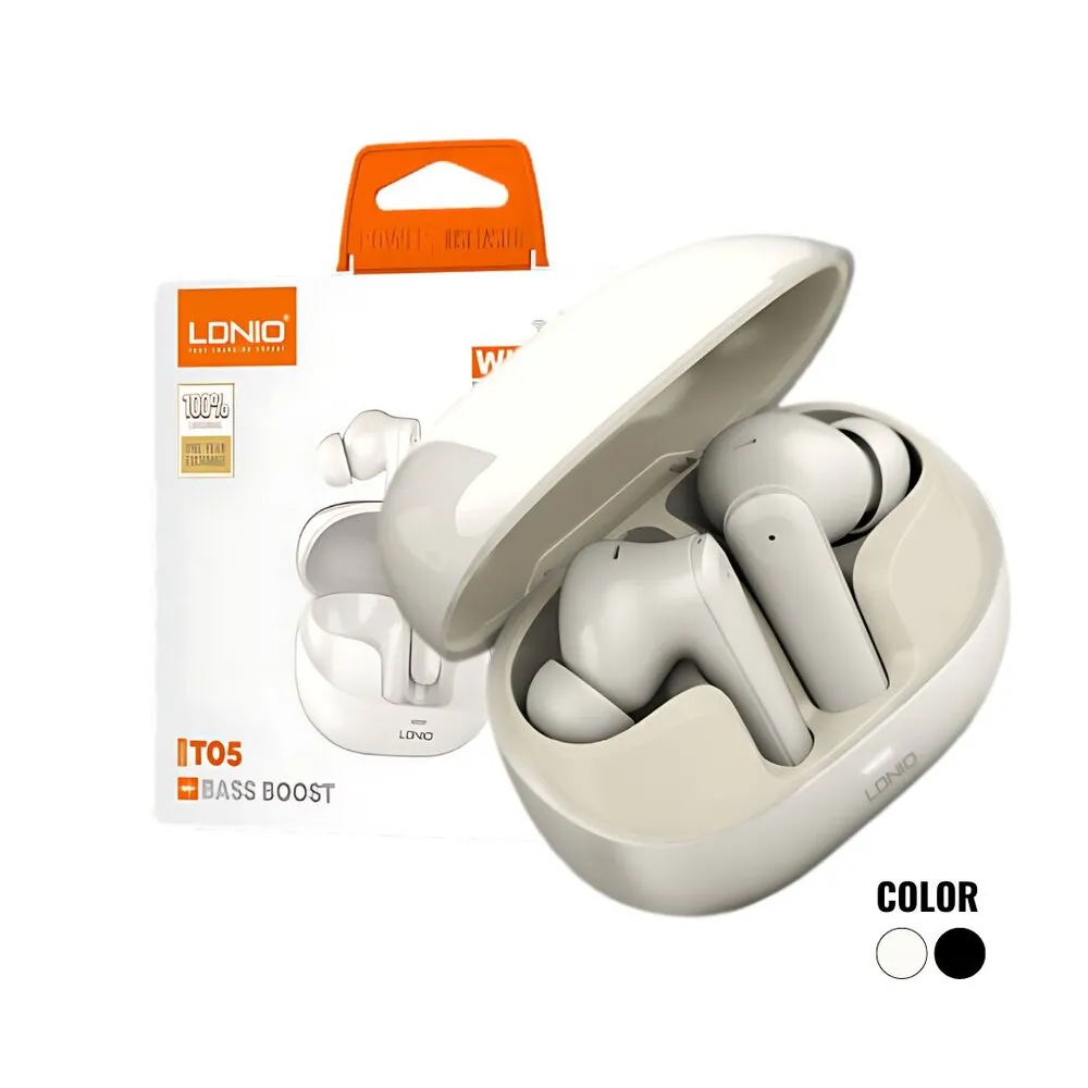 AUDIFONOS INALAMBRICOS LDNIO T05 — AUDIO Y VIDEO