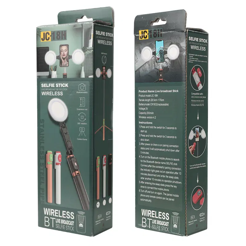 SELFI STICK JC-18H — ACCESORIOS
