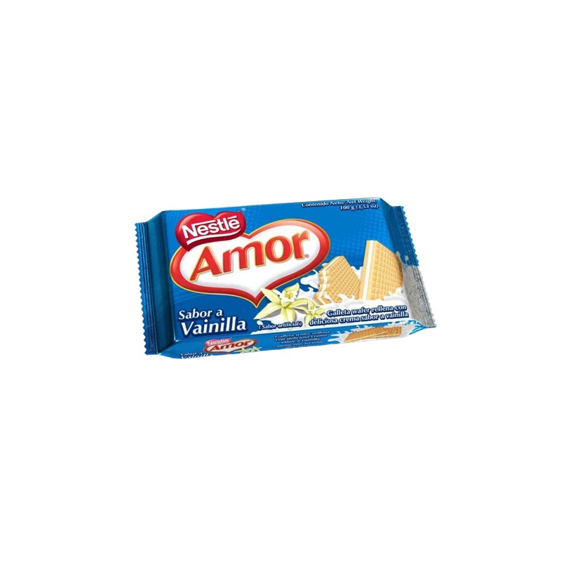 GALLETA AMOR VAINILA 100G — ALIMENTOS Y BEBIDAS
