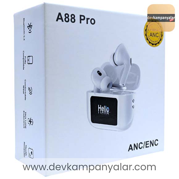 AUDIFONO INALAMBRICO A88 PRO CON PANTALLA — ELECTRÓNICA