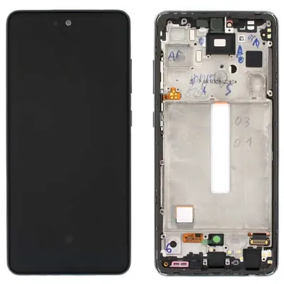 PANTALLA SAMSUNG A52s 5G ORIGINAL CON MARCO — REPUESTOS