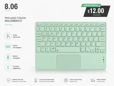 TECLADO PARA COMPUTADORA   TOUCH SENIMO — ACCESORIOS PARA PC