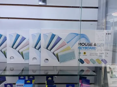 TECLADO Y MOUSE RECARGABLE PARA PC GENERIO — ACCESORIOS PARA PC