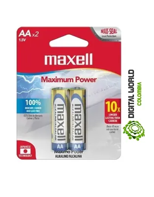 PILAS ALCALINAS MAXEL AA — REPUESTOS