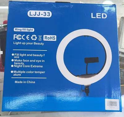 ARO DE LUZ LED LJJ-33 — AUDIO Y VIDEO