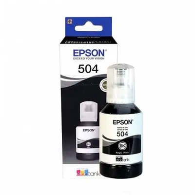 TINTA EPSON 504 NEGRO 127ML — PAPELERÍA